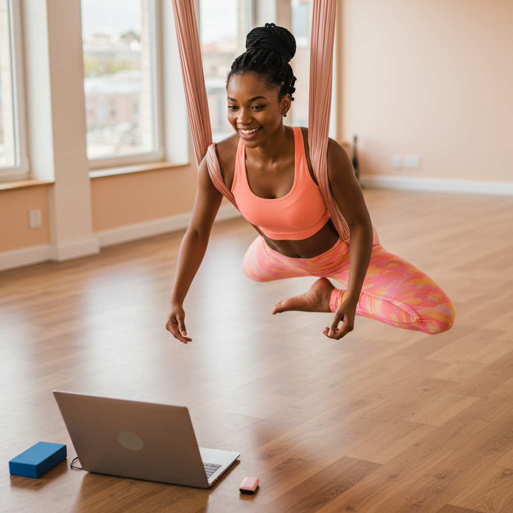 Тренер по флай-йоге