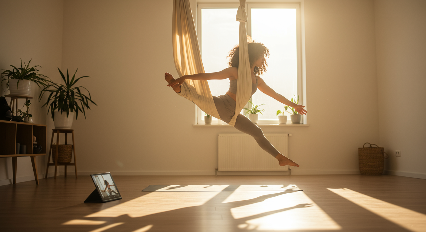 Воздушный гамак дома